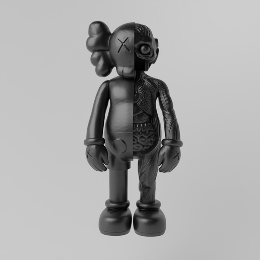🤖 Kaws Flayed Open Companion・ STL File for ・Cults